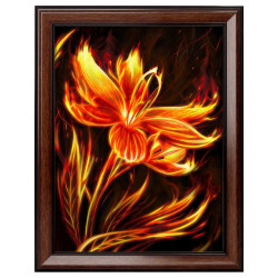 Огненный цветок 30х40 см AZ-1852
