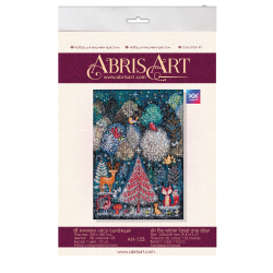 Cross-stitch kits In the winter forest one day (Winter tale) Abris Art AH-153