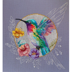 Набор для вышивки крестом Райская птица (Деко Сцены) Абрис Арт АН-203