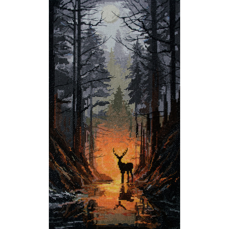 Cross-stitch kits Forest guard (Deco Scenes) Abris Art AH-209