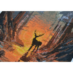 Cross-stitch kits Forest guard (Deco Scenes) Abris Art AH-209