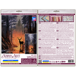 Cross-stitch kits Forest guard (Deco Scenes) Abris Art AH-209