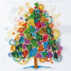 Mini Bead embroidery kit The heart of the holiday Abris Art AM-205