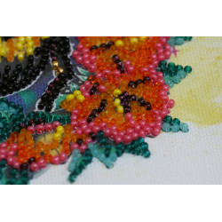 Mini Bead embroidery kit Sweetly 15x15 cm AM-225