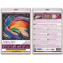 Main Bead Embroidery Kit Variegated Abris Art AM-245