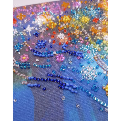 Mid-sized bead embroidery kit Dreamer Abris Art AMB-092