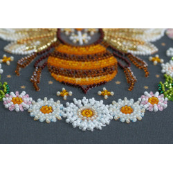 Mid-sized bead embroidery kit Honey dream (Deco Scenes) 20x20 cm AMB-066