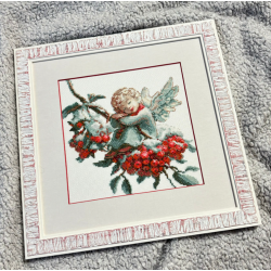 Cross stitch kit - Aine collection "Dreamy Angel" 20x20cm SRA1001