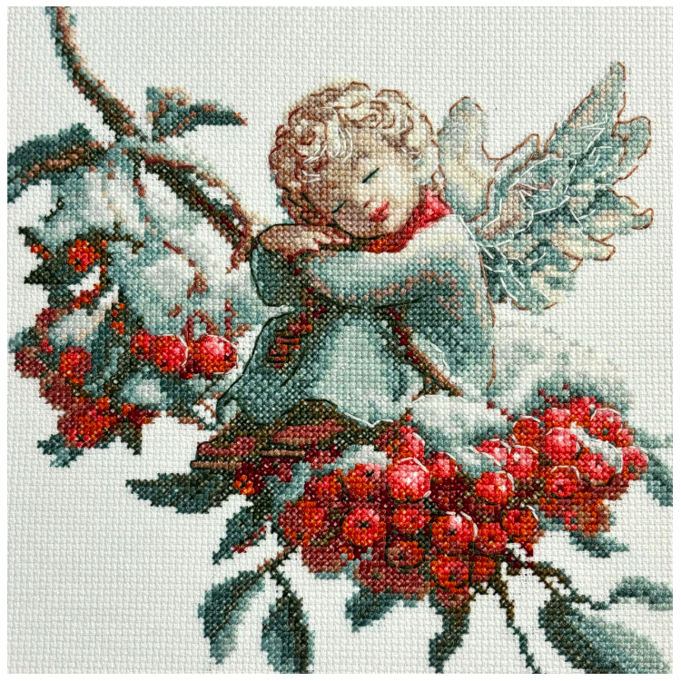 Cross stitch kit - Aine collection "Dreamy Angel" 20x20cm SRA1001