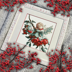 Cross stitch kit - Aine collection "Dreamy Angel" 20x20cm SRA1001