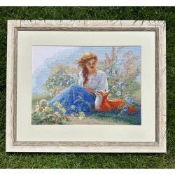 Cross stitch kit - Aine collection "Mother Nature. Meadow" 40 x 30 cm SRA1004