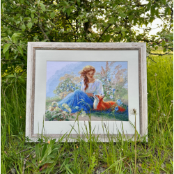 Cross stitch kit - Aine collection "Mother Nature. Meadow" 40 x 30 cm SRA1004