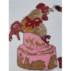 Cross stitch kit - Aine collection "Happiest Birthday" 21x15 cm SRA1007