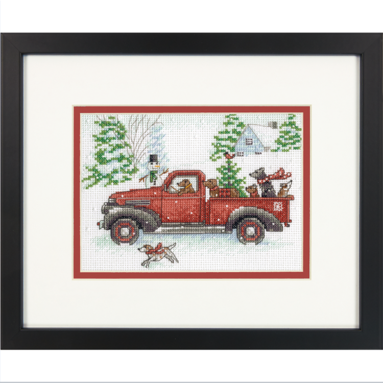 Kreuzstich-Set "Joy Ride" 17,7x12,7 cm D70-09622