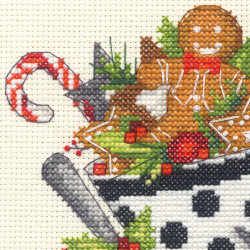 Cross stitch kit Christmas Tea D70-09625