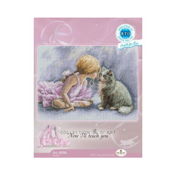 Cross-stitch kit "Now I’ll teach you" RTOM996