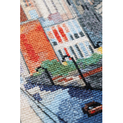 Cross stitch kit Big city life (Landscape) 50x25 cm AAH-219