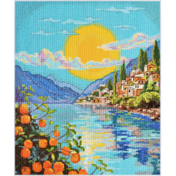 Cross stitch kit The sun of Sicily (Deco Scenes) 25x30 cm AAH-215