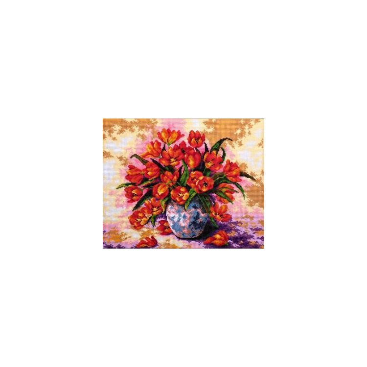 (Eingestellt) Diamond Painting Kit Tulpen in der Vase 40x50 cm AZ-318