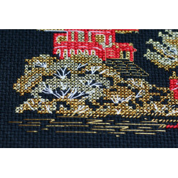 Cross stitch kit Japan-1 15x10 cm AAH-097