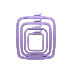Nurge Square (Rectangular) Plastic Hoop 25x28 cm (lilac) 170-14LI