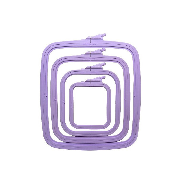 Nurge Square (Rectangular) Plastic Hoops 19.5*22 cm (lilac) 170-13LI