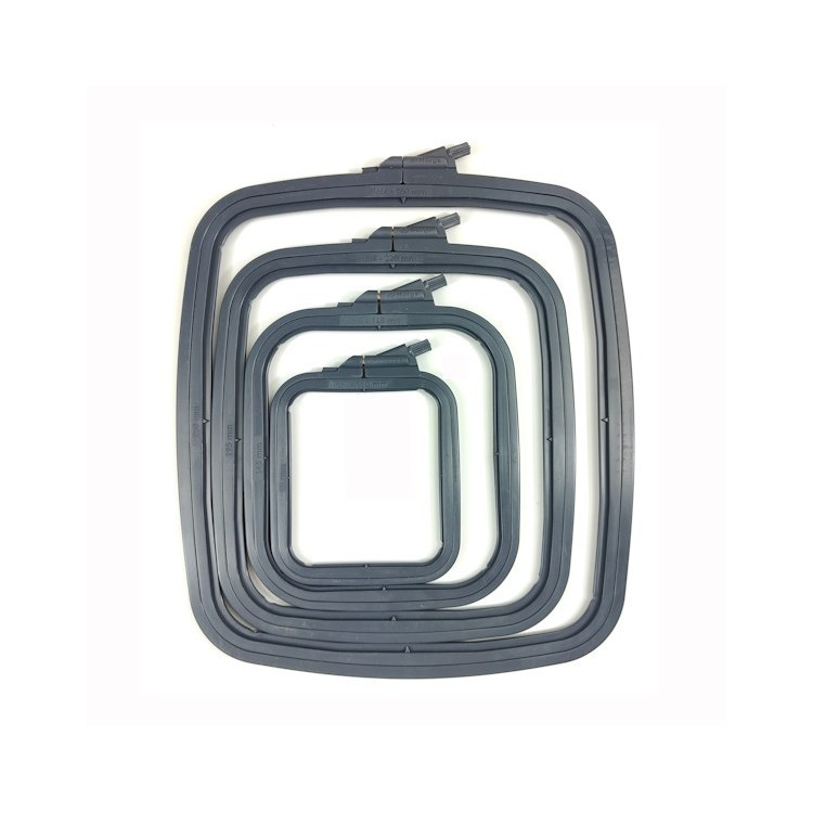 Nurge Square (Rectangular) Plastic Hoops 14.5*16.5 cm (grey) 170-12GREY