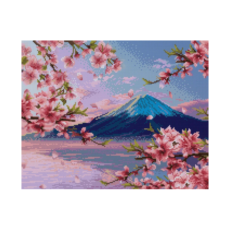 Diamond Painting „ArtCity“ auf dem Hilfsrahmen Mount Fuji 30x40 cm VA801