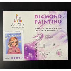 Diamond Painting „ArtCity“ auf dem Hilfsrahmen Am Wasserfall 30x40 cm VA802