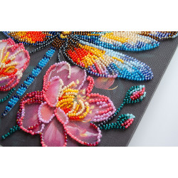 Main Bead Embroidery Kit Flickering wings (Deco Scenes) 20x20 cm AAMB-106