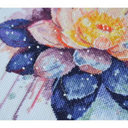 Cross-stitch kits Shining lotus (Deco Scenes) 24x24 cm AAH-212