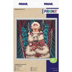 Cross stitch kit PANNA "Winter fishing" PVK-7304