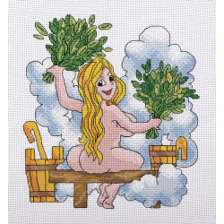 Cross stitch kit PANNA "In a healthy body healthy mind" PVK-1682