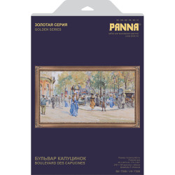 Cross stitch kit PANNA "Boulevard des Capucines" PVH-7008
