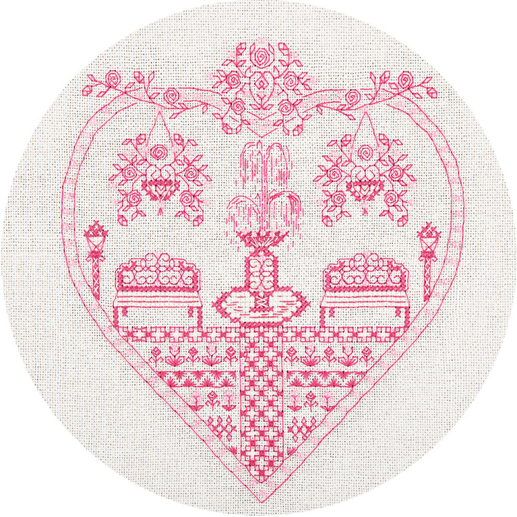 Набор для вышивки крестом "Розовый сад" PSO-1768