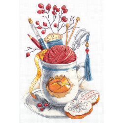 Cross stitch kit PANNA "Crafter's cup" PRT-7039