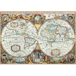 Kreuzstichset „Geografische Weltkarte“ PPZ-1842