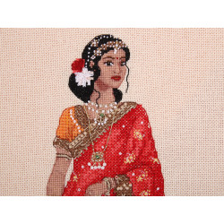 Набор для вышивки крестом "Женщины мира. Индия" PNM-7245