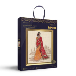 Cross stitch kit PANNA "Women of the world. India" PNM-7245