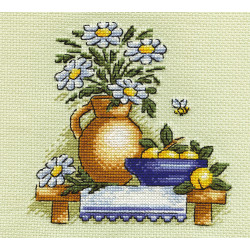 Cross stitch kit PANNA "Daisies" PN-0514