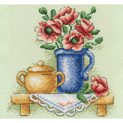 Cross stitch kit PANNA "Flowers in a jug" PN-0513