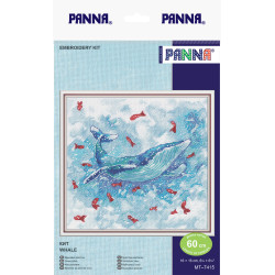 Cross stitch kit PANNA "Whale" PMT-7415