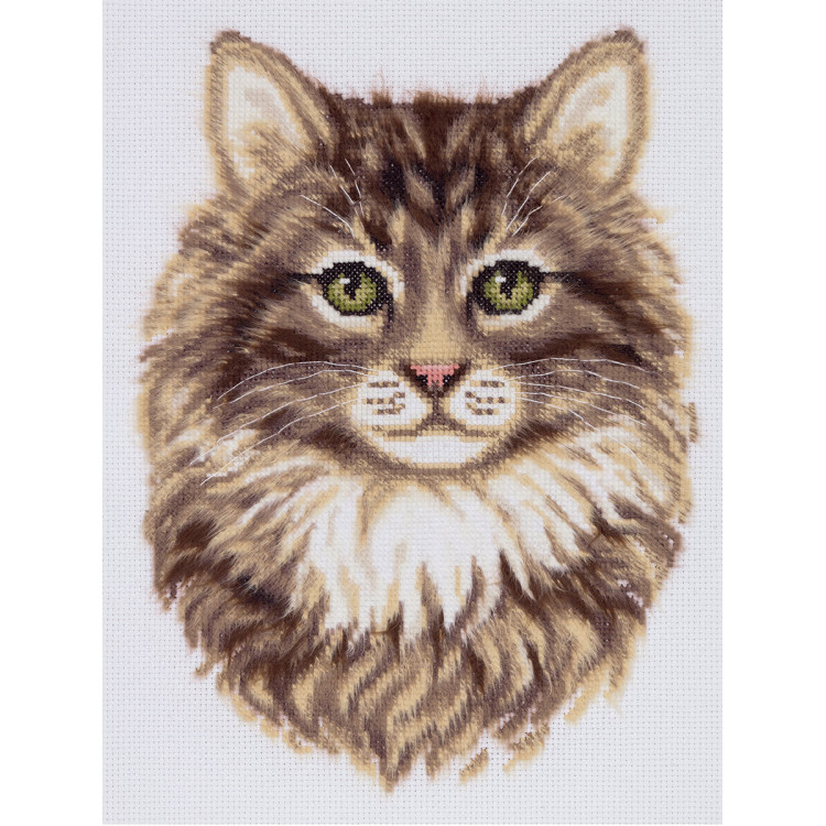 Cross stitch kit PANNA "Siberian cat" PJ-7465