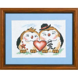 Cross stitch kit PANNA "Love in the house" PI-0590
