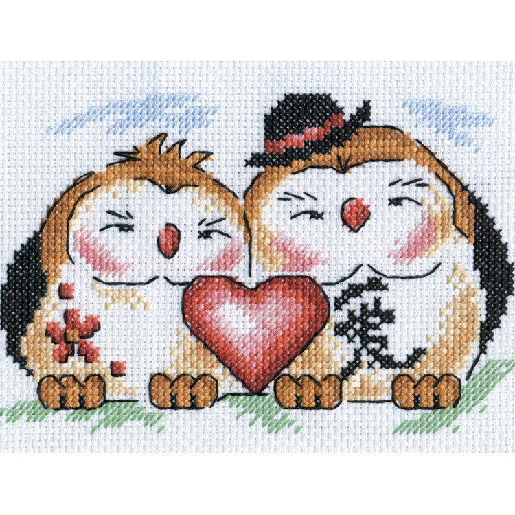 Cross stitch kit PANNA "Love in the house" PI-0590