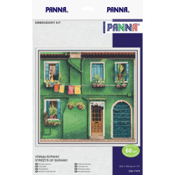 Cross stitch kit PANNA "Streets of Burano" PGM-7470