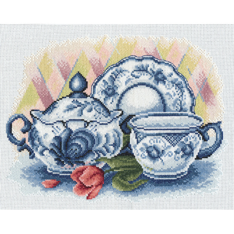 Cross stitch kit PANNA "Tea party" PGF-0269