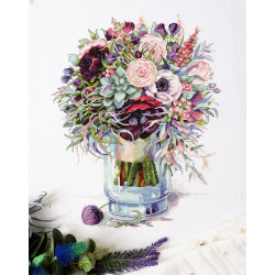 Kreuzstichset „Blumenstrauß mit Anemonen“ PC-7159