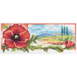 Cross stitch kit PANNA "The red hue of dawn" PC-7038