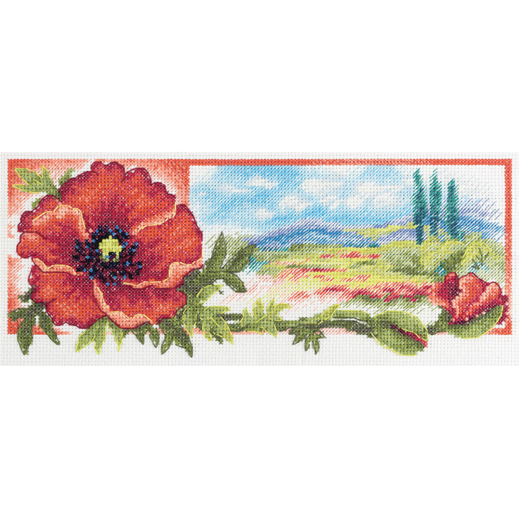 Cross stitch kit PANNA "The red hue of dawn" PC-7038